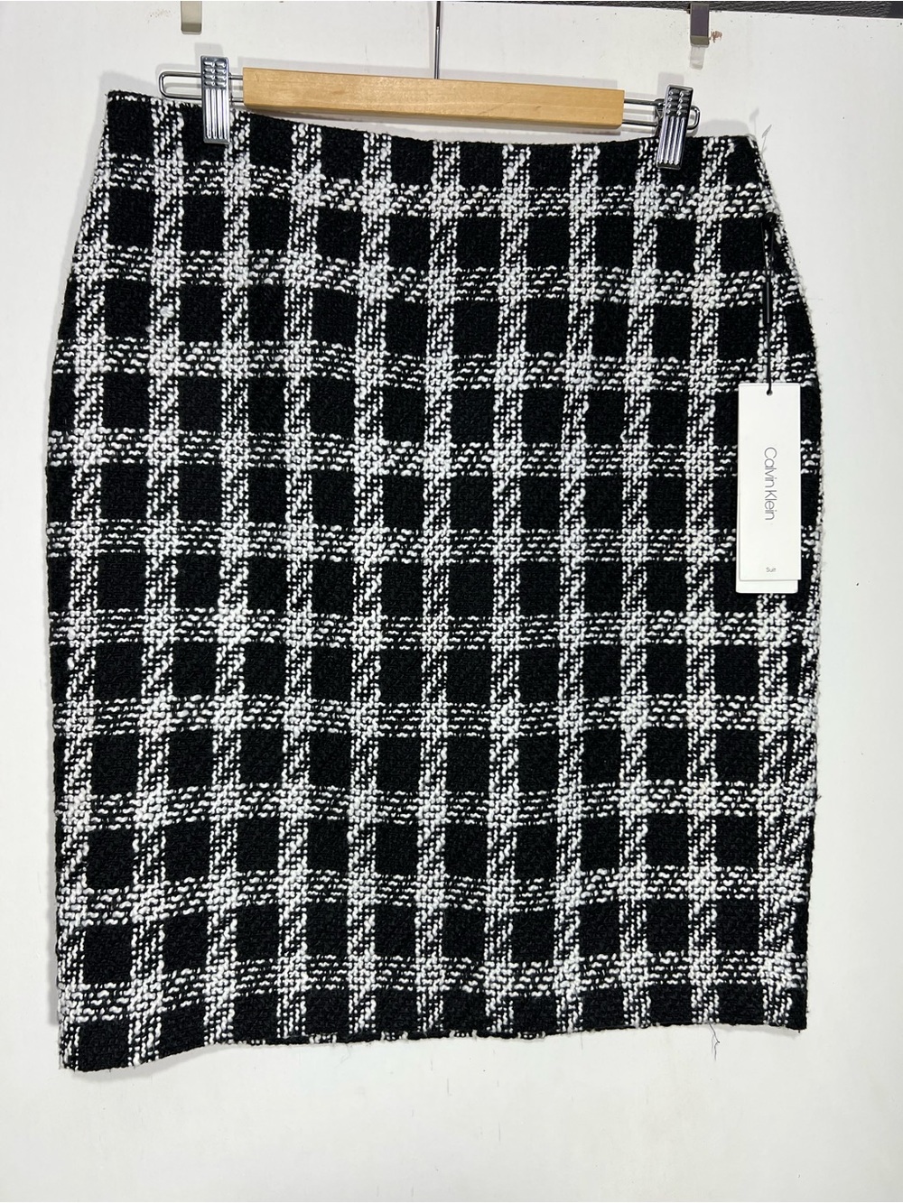 Calvin Klein Women's Plaid Tweed Skirt size 10